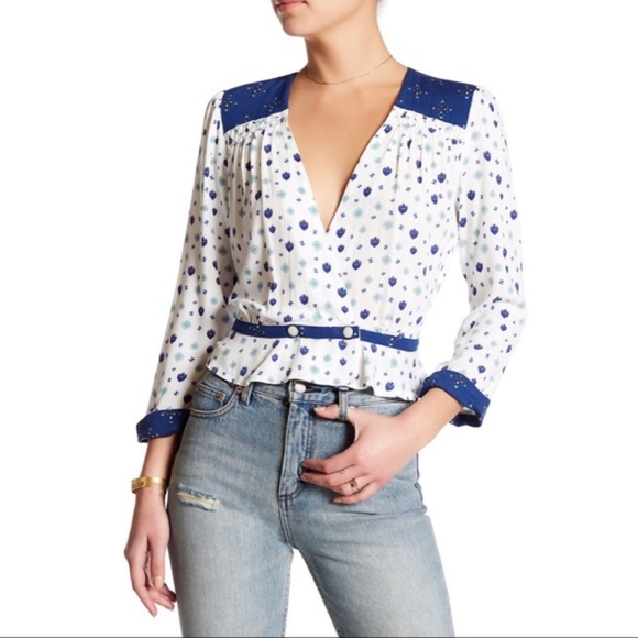Free People Tops - Free People | Where We Roam Surplice Top